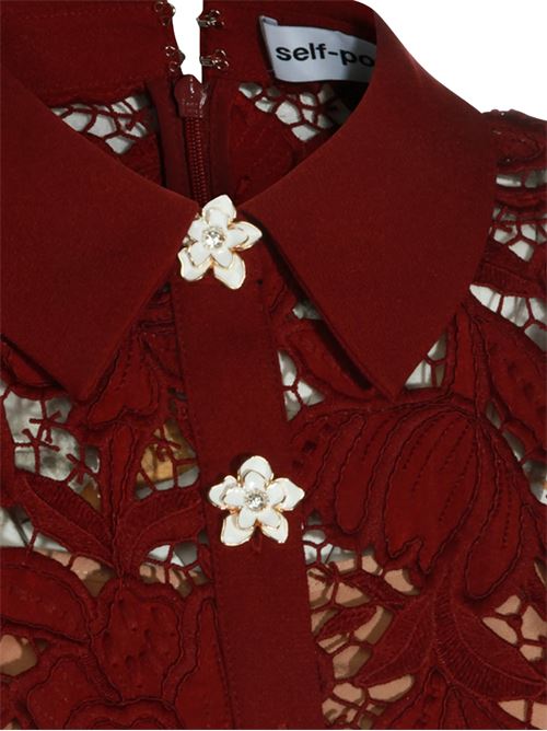 Abito mini SELF PORTRAIT | PF26111SABUBURGUNDY